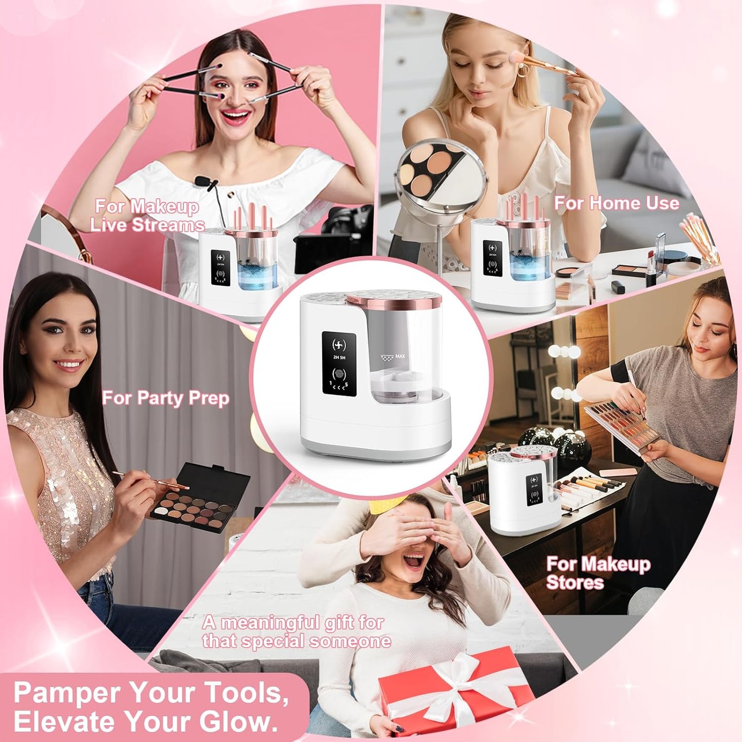 Electric Makeup Brush Cleaner | جهاز تنظيف فرش المكياج