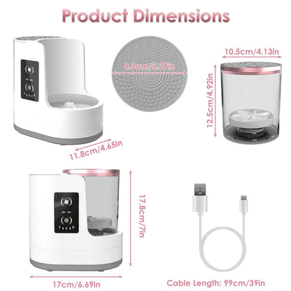 Electric Makeup Brush Cleaner | جهاز تنظيف فرش المكياج