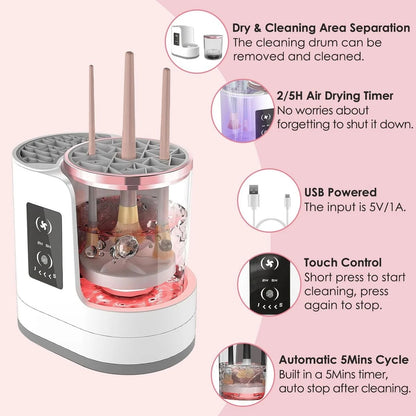 Electric Makeup Brush Cleaner | جهاز تنظيف فرش المكياج
